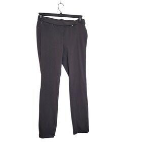 Rafaella Comfort Womens Charcoal Gray Pull On Slim Leg Pants‎ RSBF6159 Size 8